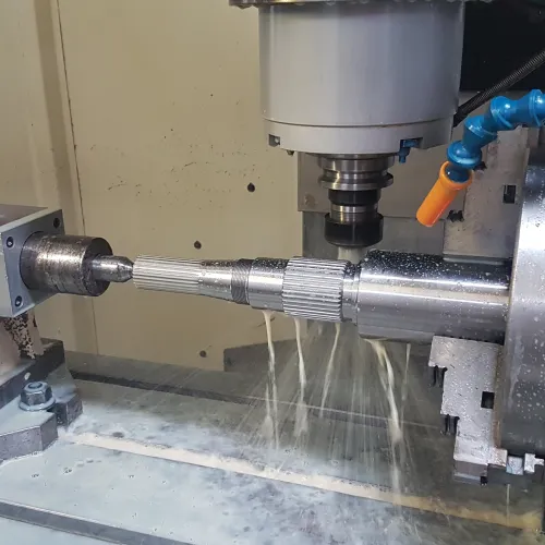 Spline cutting for planetary gears