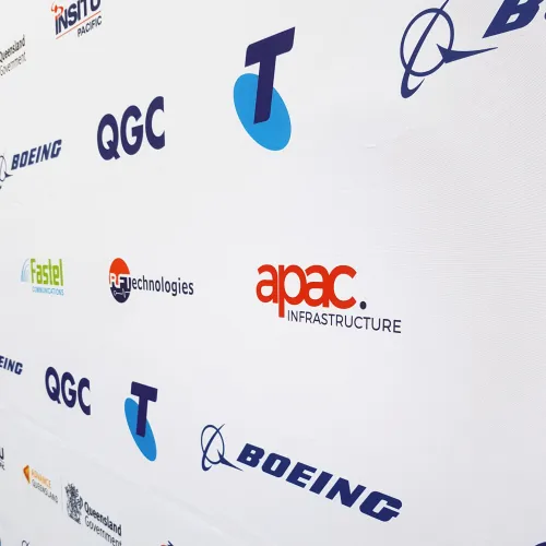 QLD industry awards ceremony backdrop