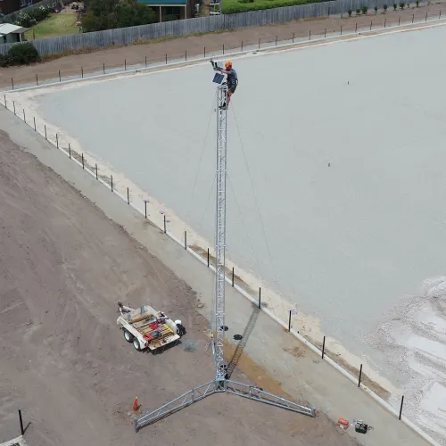 AL340 Portable Tripod Lattice Tower - 14 Metre