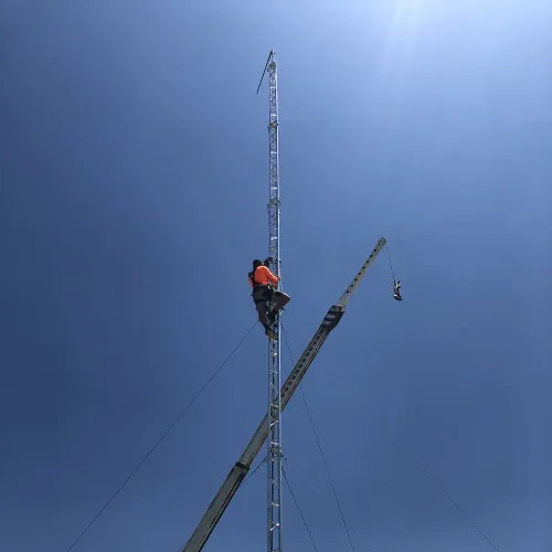 18m AL220 Tower under construction