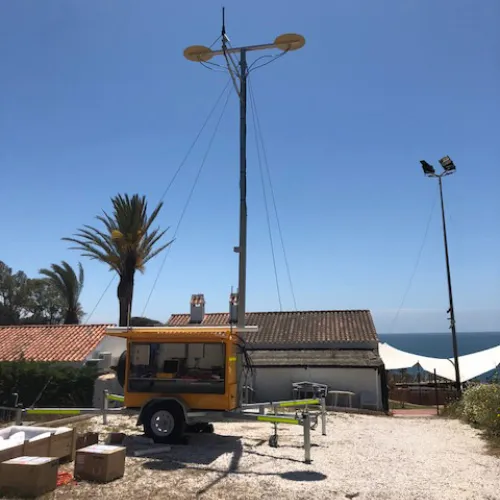 UAV communications trailer in Andalusia, Spain