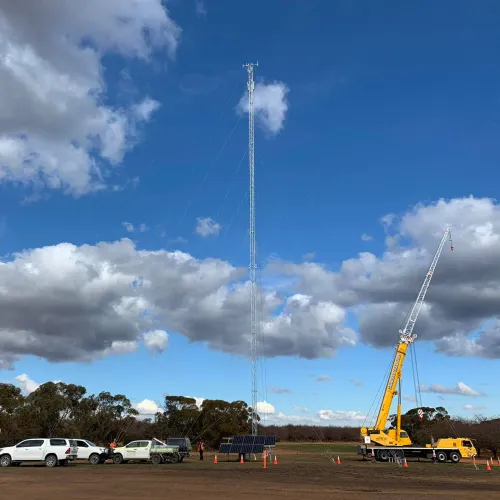 60m GL450 tower, installed by Milton Contracting