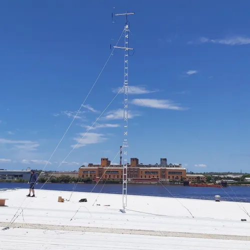 9m AL220 installed along the Brisbane river
