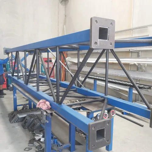 GT800 steel tower module under construction