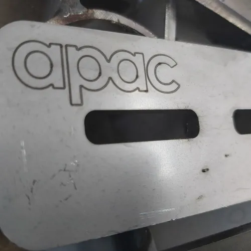 APAC engraved stainless base plates