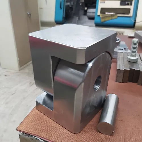 Billet hinges on our container gantry tower