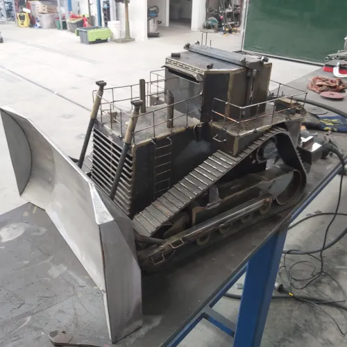 Cat D11 dozer letterbox recently refurbished for our office update