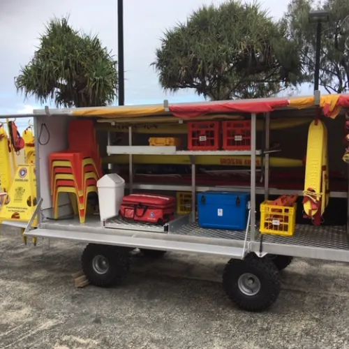 Mets surf club trailer on Kings Beach
