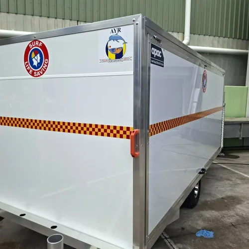Ayr SLSC new beach patrol trailer