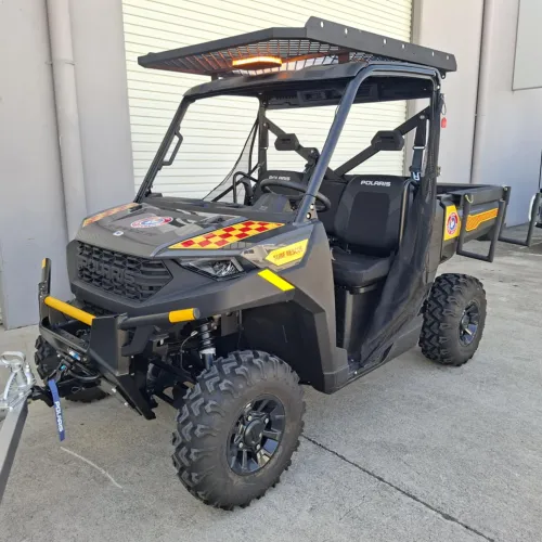 Polaris SSV being prepared for a life at the beach