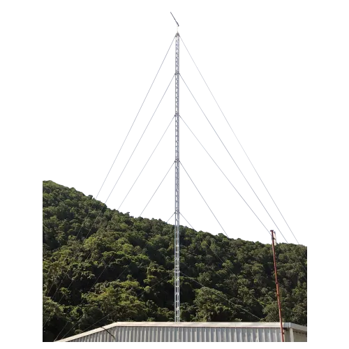 AL220 18m aluminium lattice tower roof mounted