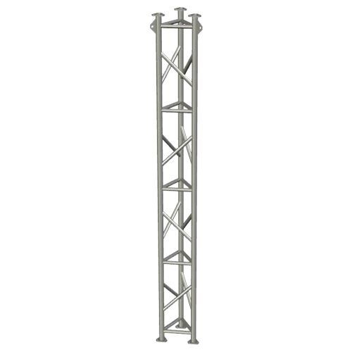AL340 Aluminium Lattice Tower Module 3.1m section - perspective view