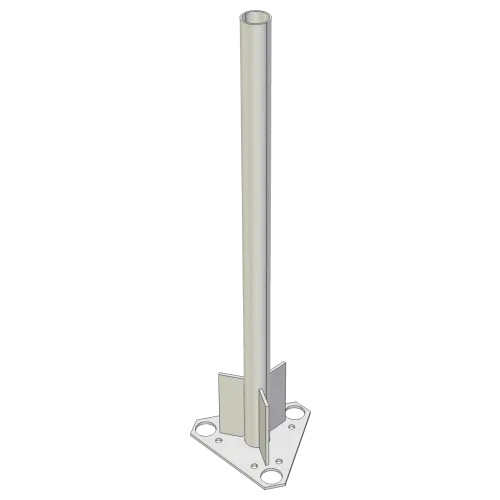 AP-AL220-HF1 Aluminium roof tower spigot headframe mounting tube