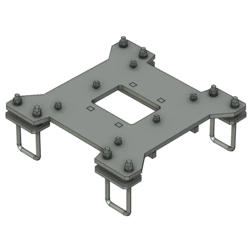 Retractable Mast interface bracket for AMT platforms