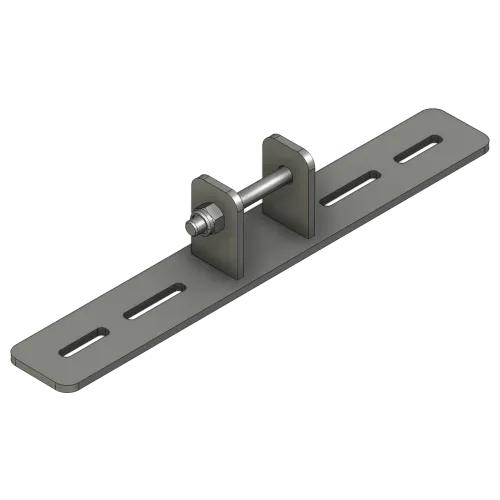 GC48 centre base plate stainless foot plate - perspective view