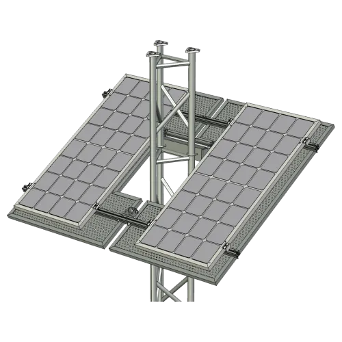 RF Isolation Screen for AL340 2-Panel Solar Frame - shown assembled
