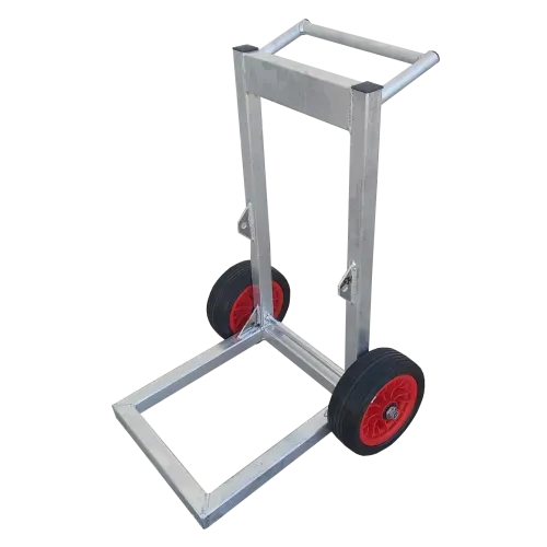 Aluminium outboard motor trolley for IRB
