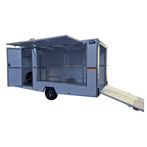 APAC custom aluminium surf club beach trailer