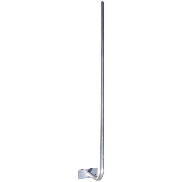 APAC Aluminium J Pole Fascia Mount, 1.8m - Main Image (100-AP-FM-J-1.8)