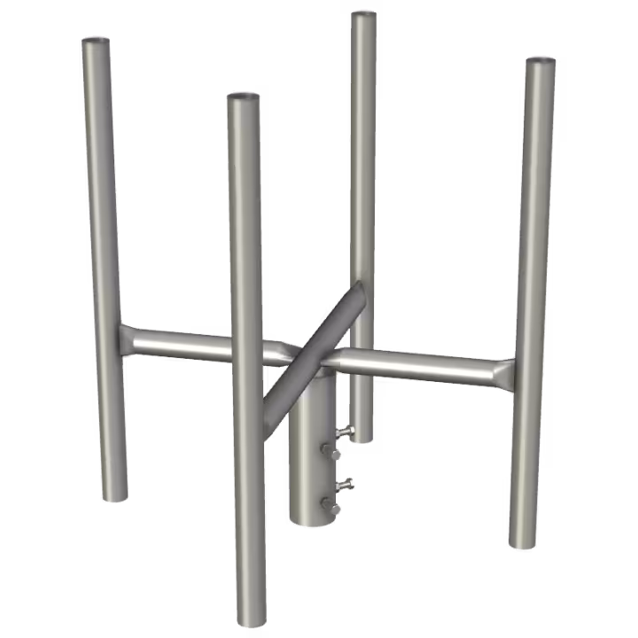 APAC GC76 Series Galvanised Steel Headframe, 4-Sector - Main Image (100-AP-GC76-HF4)