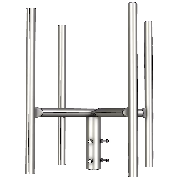 APAC GC76 Series Galvanised Steel Headframe, 4-Sector - View 2 (100-AP-GC76-HF4)