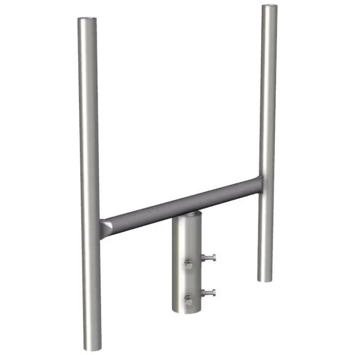 APAC GC76 Series Galvanised Steel Headframe, 2 Sector - Main Image (100-AP-GC76-HF2)
