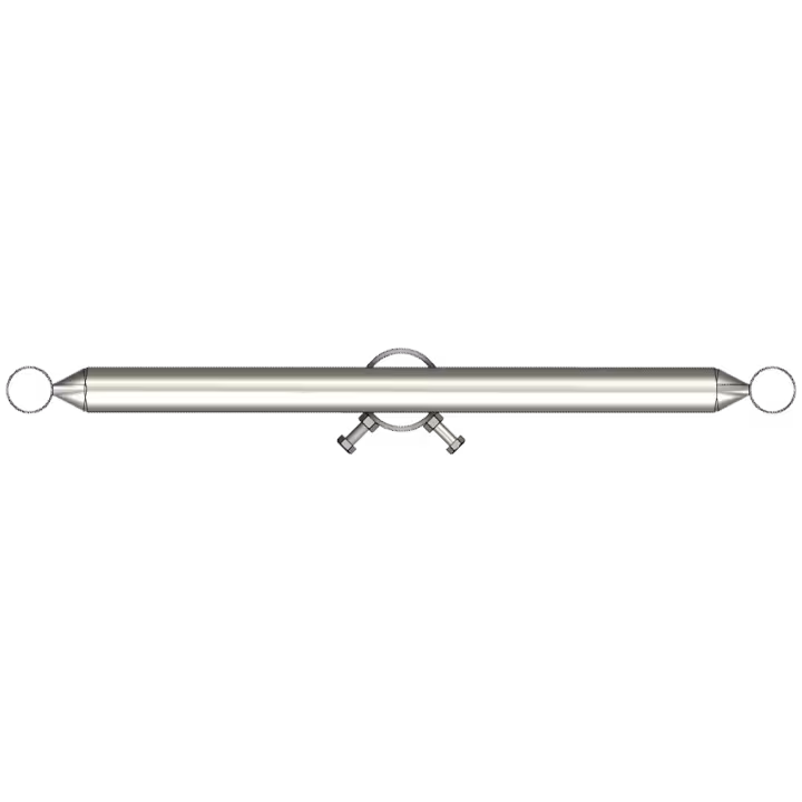 APAC GC76 Series Galvanised Steel Headframe, 2 Sector - View 4 (100-AP-GC76-HF2)
