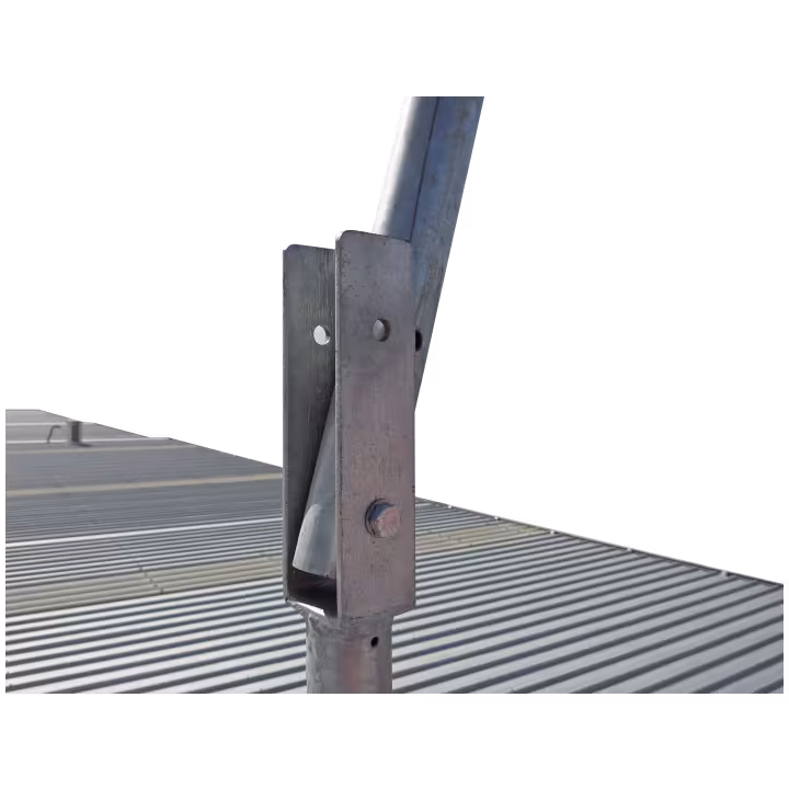 APAC GC48H Collared Hinged Roof Mast, 48mm Pole, 3m - View 2 (100-AP-RM-GC48H-3)