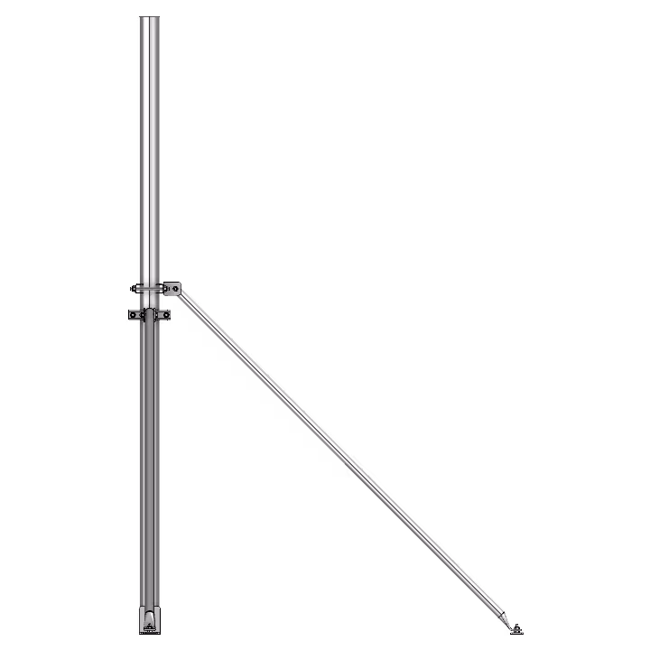 APAC GC76 Collared Roof Mast, 76mm Pole - View 5 (100-AP-RM-GC76-2)