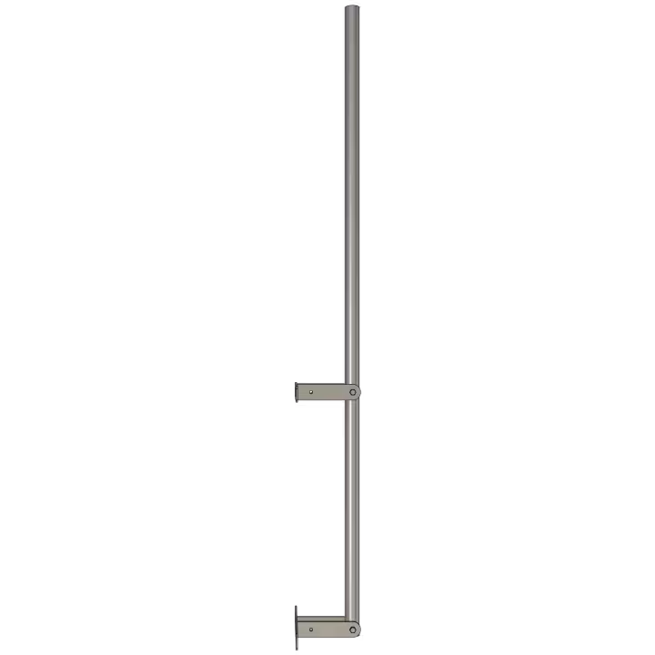 APAC GM48W Galvanised Steel Wall Mounted Mast, 48mm Pole - View 5 (100-AP-WM-GM48W-2)