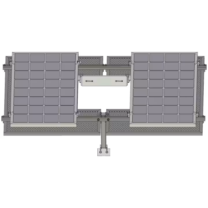 RF Isolation Screen for AL340 2-Panel Solar Frame - front view