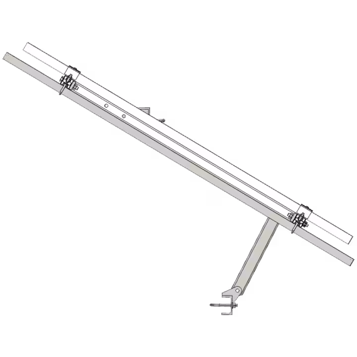 RF Isolation Screen for AL340 2-Panel Solar Frame - side view