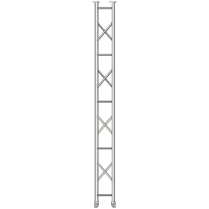 AL340 Aluminium Lattice Tower Module 3.1m section - side view