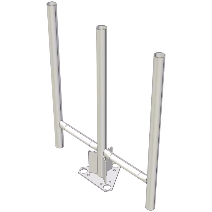 APAC AL220 Twin-Sector headframe double pole mounts