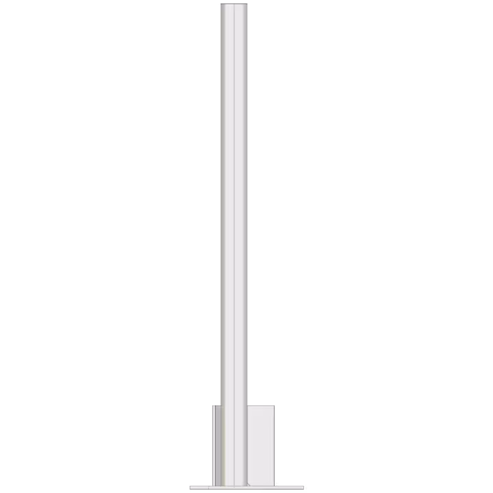 APAC AL220 Twin-Sector headframe double pole mounts - Side View