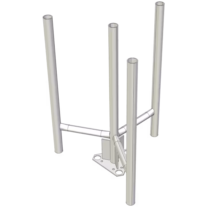 APAC AL220 Three sector headframe for aluminium tower
