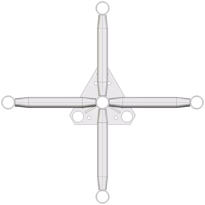 APAC AL220 Four Sector Headframe - Top View