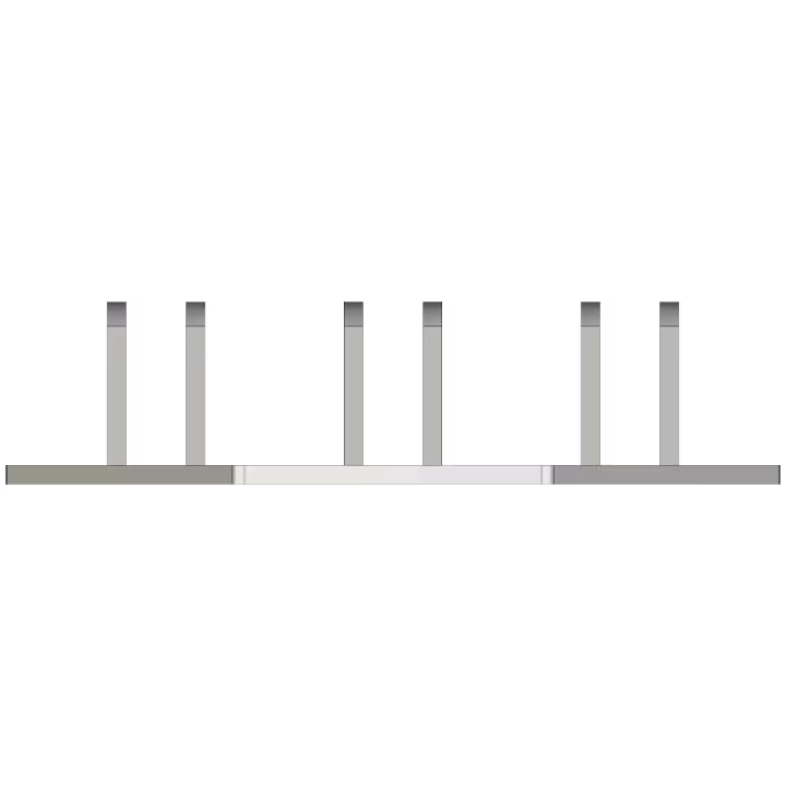 AL340 hinging base plate tower adapter for S600 surefoot - front view