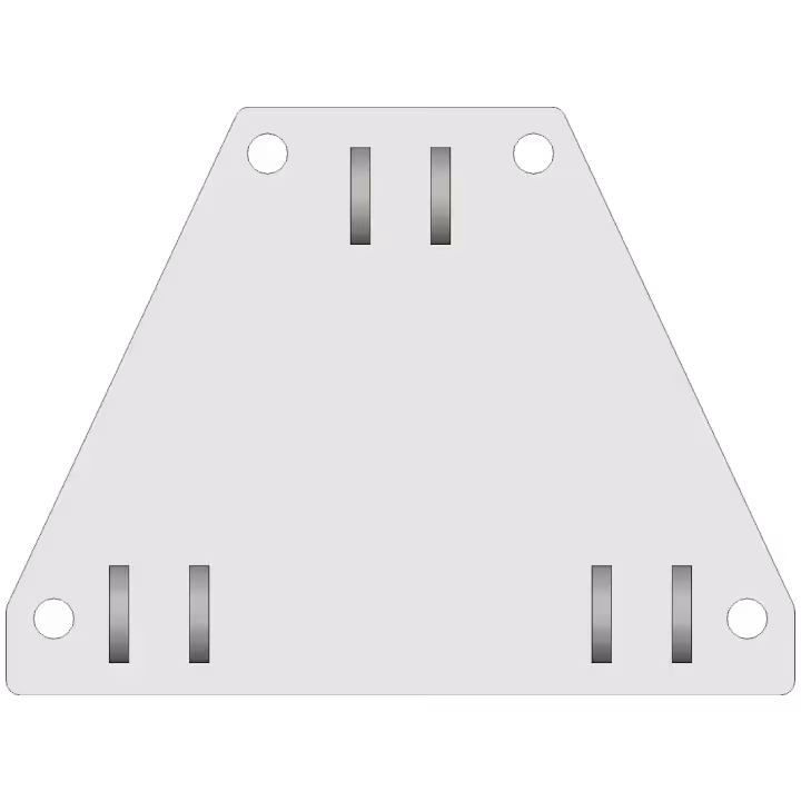 AL340 hinging base plate tower adapter for S600 surefoot - top view