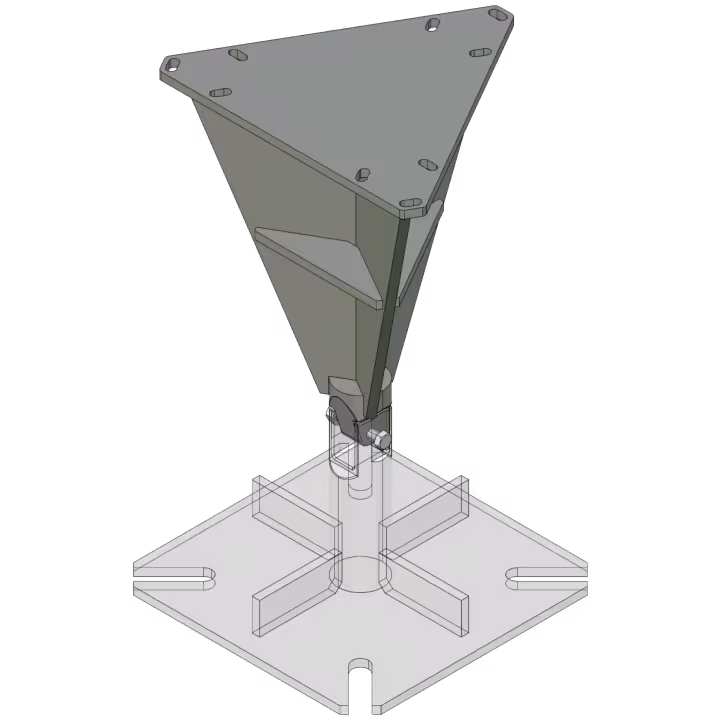 AL230 tower reducer module shown attached to billet base