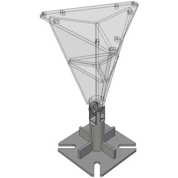 S400 Billet Base Plate for AL220 and AL340 towers with reducer shown