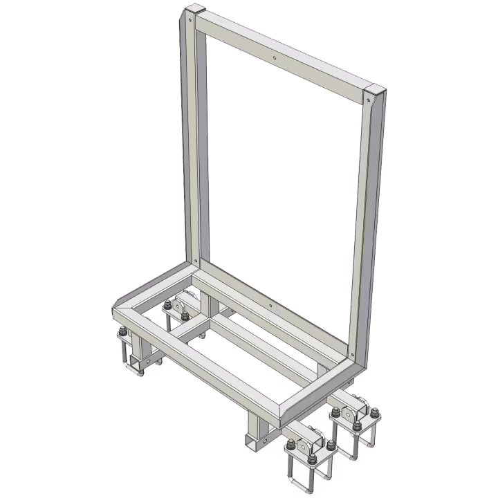 Enclosure mounting bracket for APAC AMT, 1000x800x400 cabinet