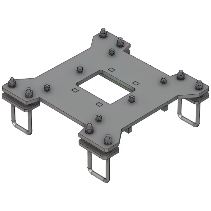 Retractable Mast interface bracket for AMT platforms