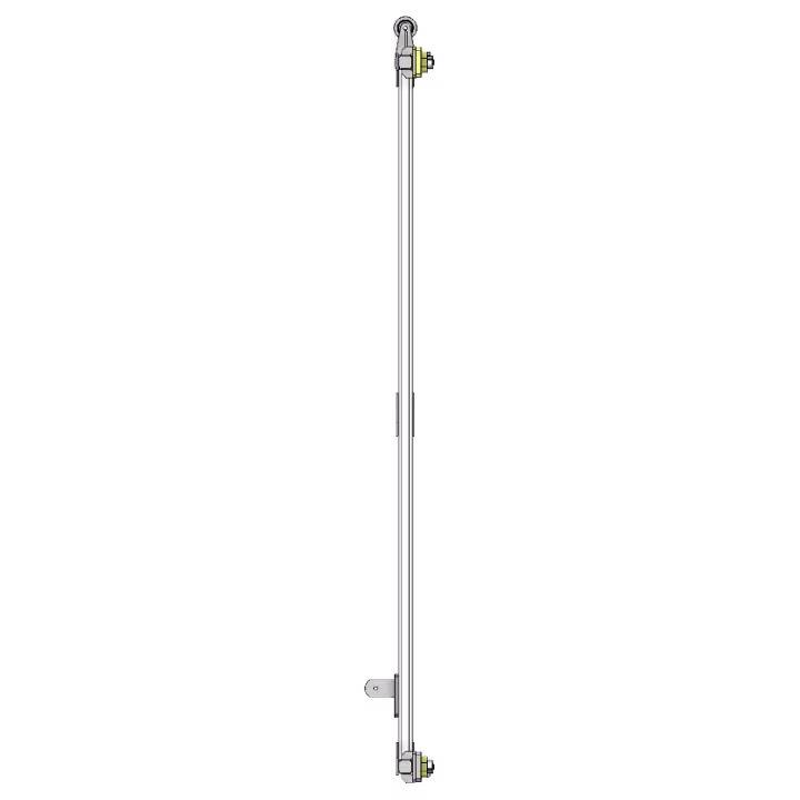 AL340 shipping container mounting interface bracket - side view