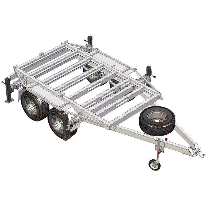 APAC AMT Alloy Modular Technologies Dual-Axle Trailer base chassis