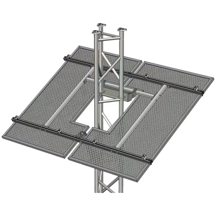 RF Isolation Screen for AL340 2-Panel Solar Frame - without solar panels