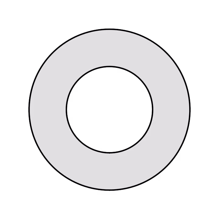 M14 metric flat washer