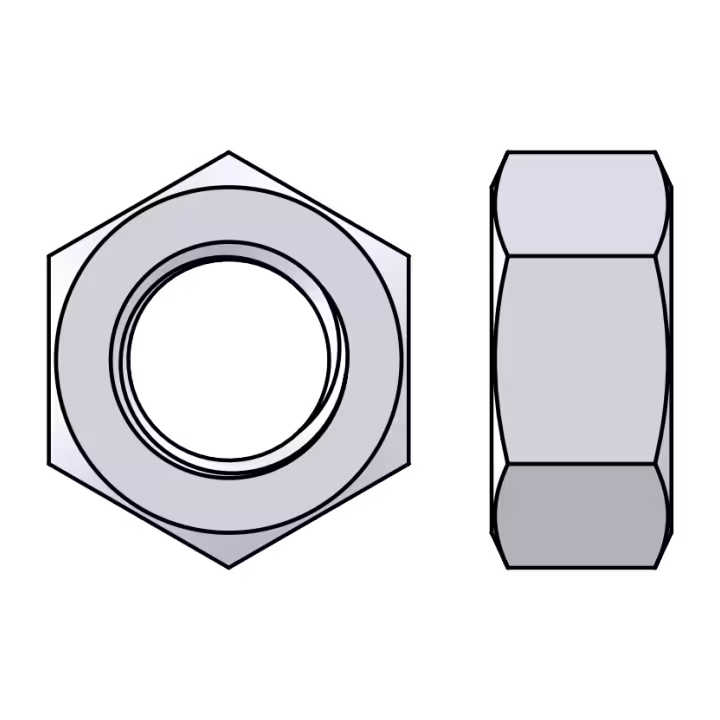 M14 standard thread hex nut metric