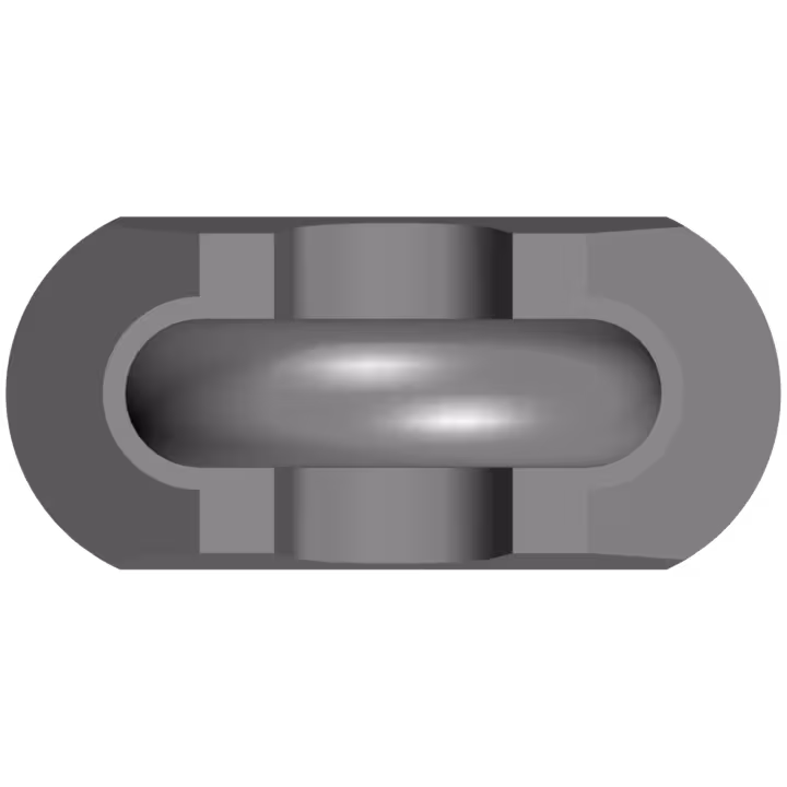 Wire Rope Grip galvanised or stainless - top view
