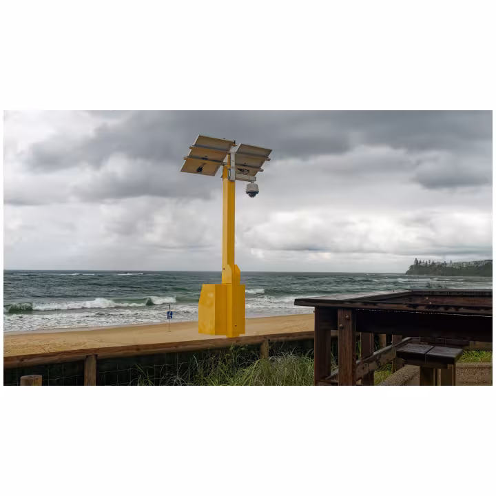 AH100 Surf Rescue Beacon rear angled view